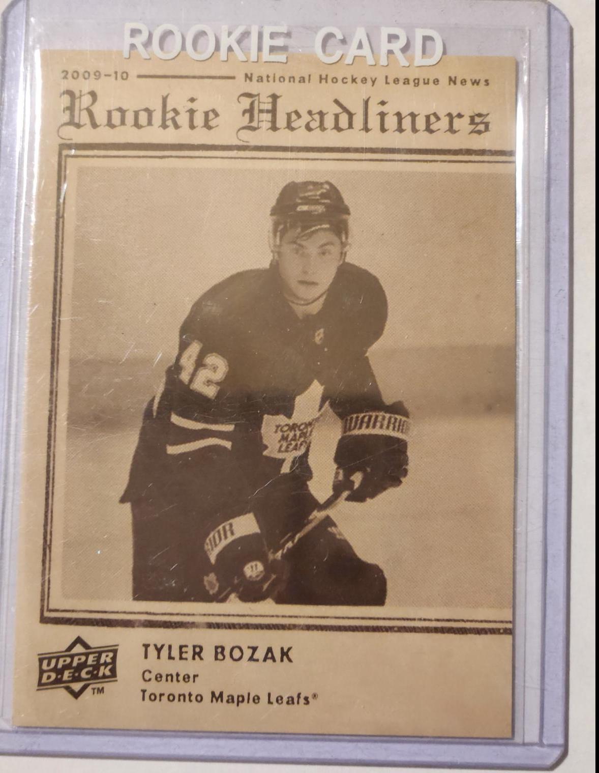 Tyler Bozak #RH16 Hockey Cards 2009 Upper Deck Rookie Headliners