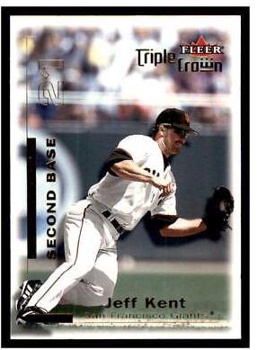 Jeff Kent #6 Baseball Cards 2001 Fleer Triple Crown