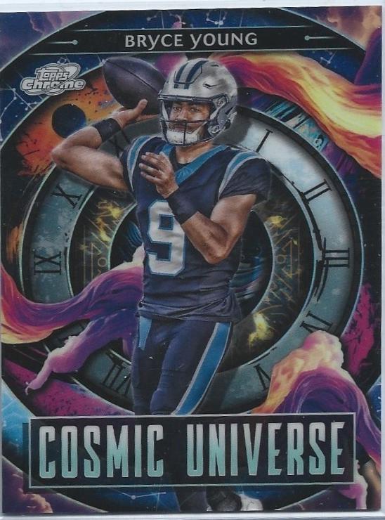 Bryce Young #CU-17 Football Cards 2024 Topps Cosmic Chrome Universe