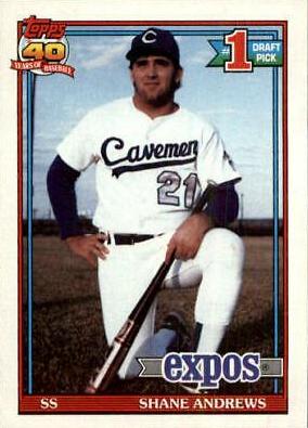 Shane Andrews #74 Baseball Cards 1991 Topps