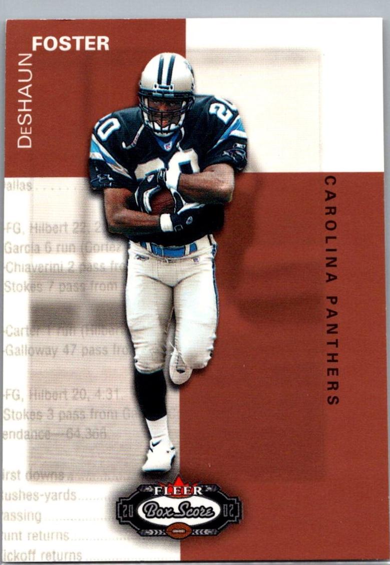 DeShaun Foster #159 2002 Fleer Box Score Football