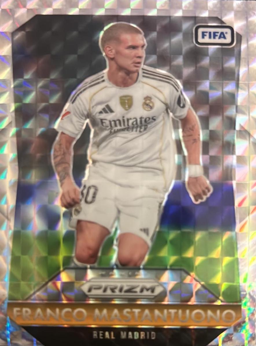 Franco Mastantuono #4 2025 Panini Prizm FIFA Flashback