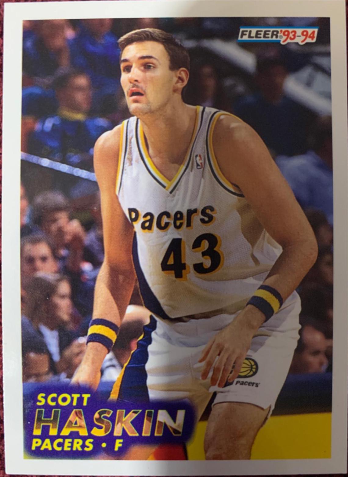 Scott Haskin #298 Basketball Cards 1993 Fleer