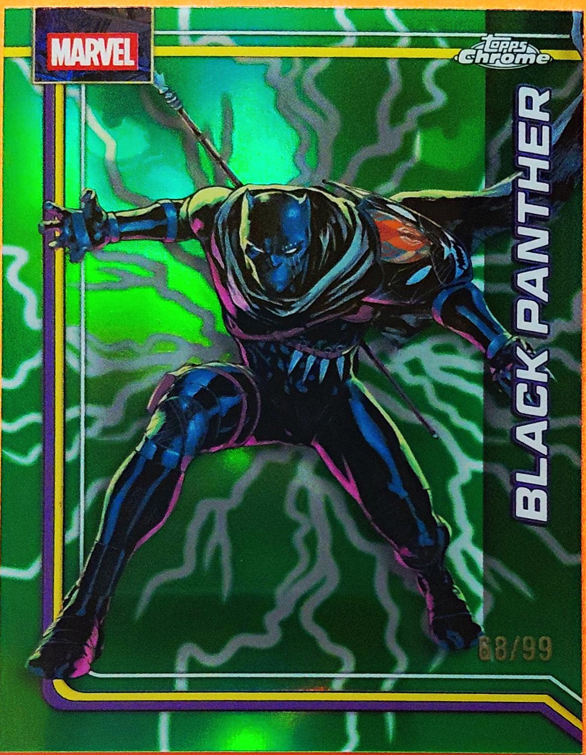 Black Panther [Green Lightning] #15 Prices | Marvel 2026 Topps