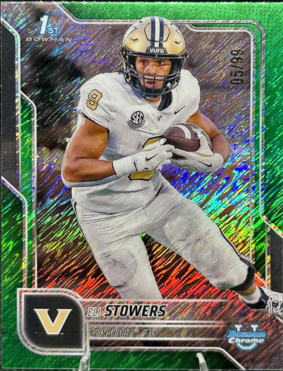 Eli Stowers [Green Mini-Diamond Refractor] #191