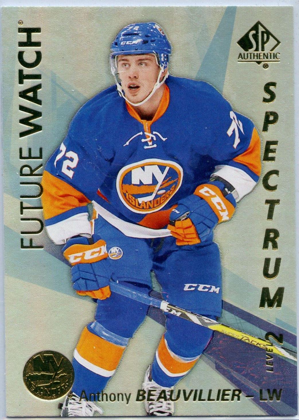 Anthony Beauvillier #S-74 Hockey Cards 2016 SP Authentic Spectrum FX