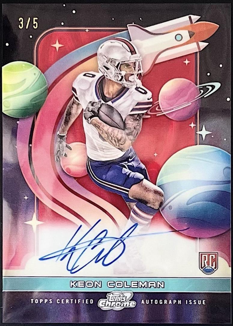 Keon Coleman [Red Flare Refractor] #FFS-KC