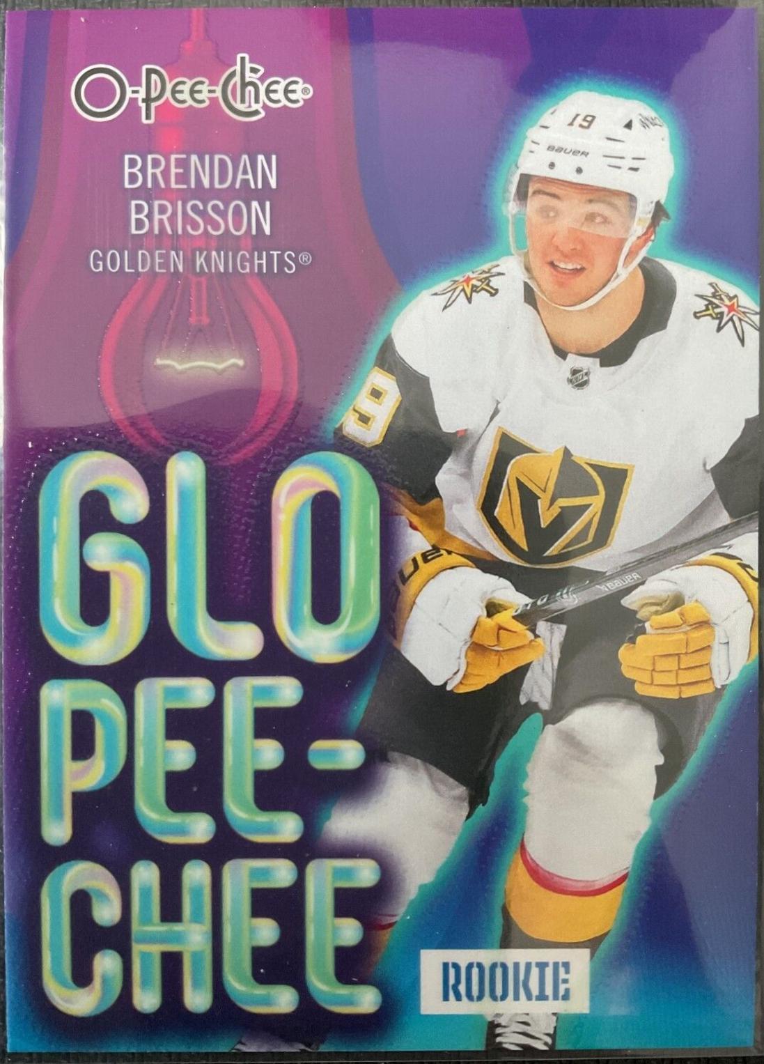 Brendan Brisson #GLO-15 Hockey Cards 2024 O-Pee-Chee Glo-Pee-Chee