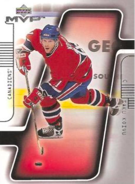 Saku Koivu #97 Hockey Cards 2001 Upper Deck MVP