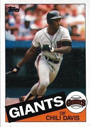 Chili Davis #245 Baseball Cards 1985 Topps