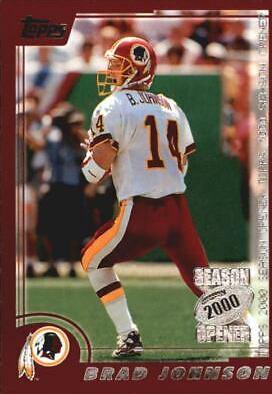 Brad Johnson #6 Football Cards 2000 Topps Season Opener