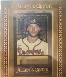 Matt Olson #45 Baseball Cards 2024 Topps Allen & Ginter Stained Glass Mini