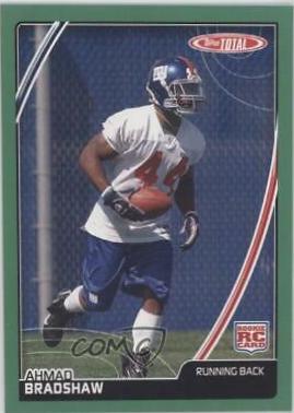 Ahmad Bradshaw #470 Football Cards 2007 Topps Total