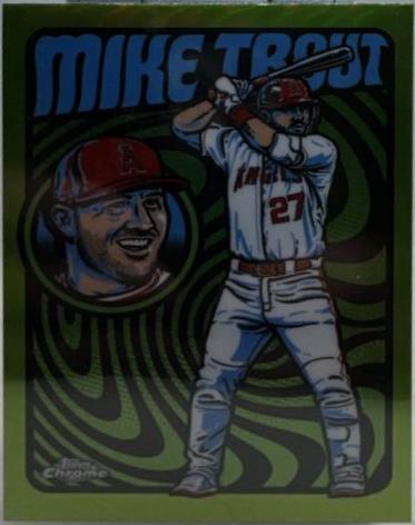 Mike Trout [Gold Refractor] #UV-3