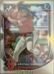 Kristian Campbell [Mojo Refractor] #58 Baseball Cards 2025 Bowman Chrome Prices