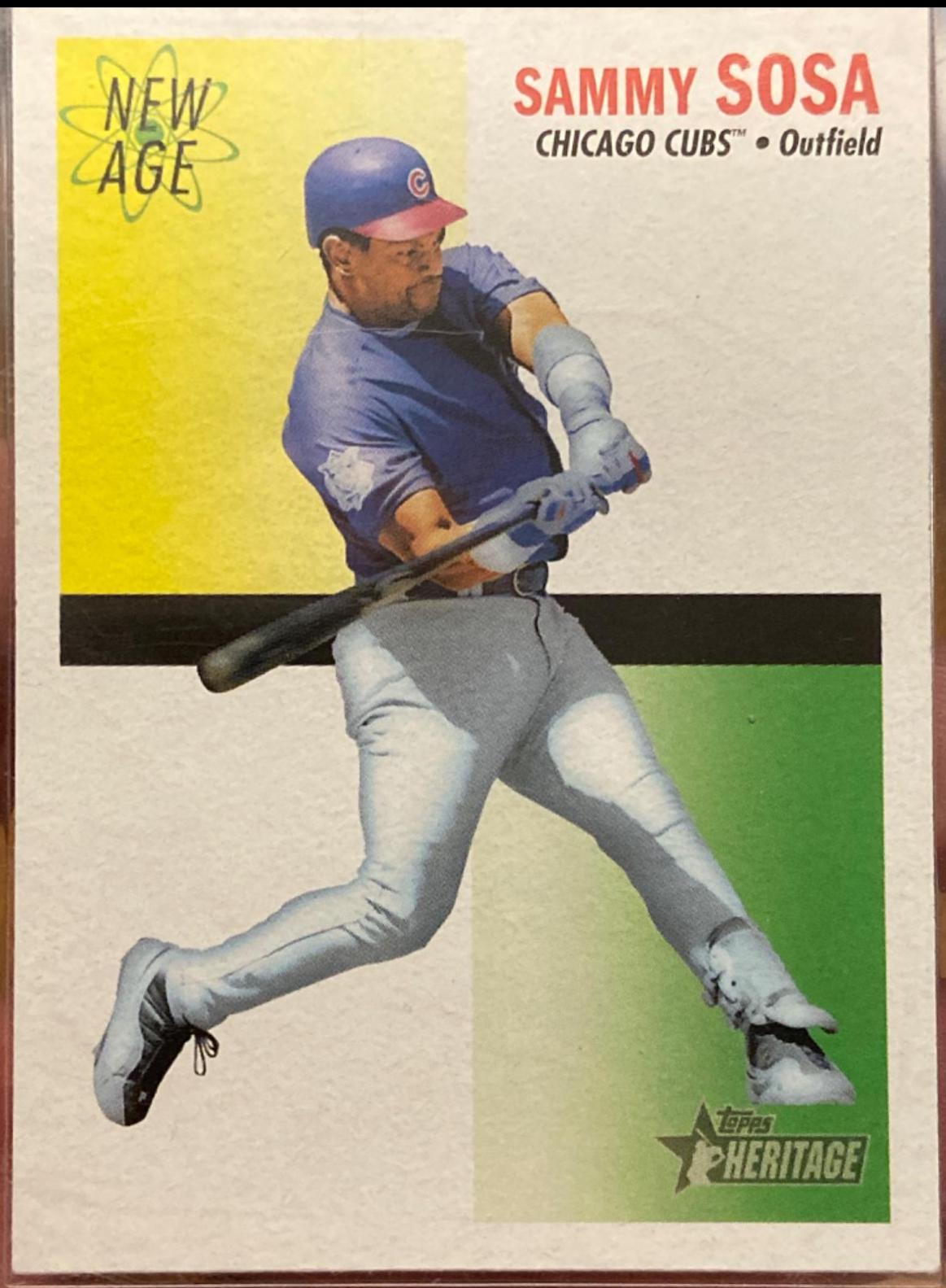 Sammy sosa #nap9 Baseball Cards 2004 Topps Heritage New Age Performers