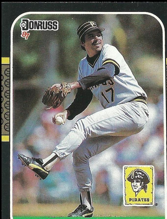 Bob Walk #203 Baseball Cards 1987 Donruss