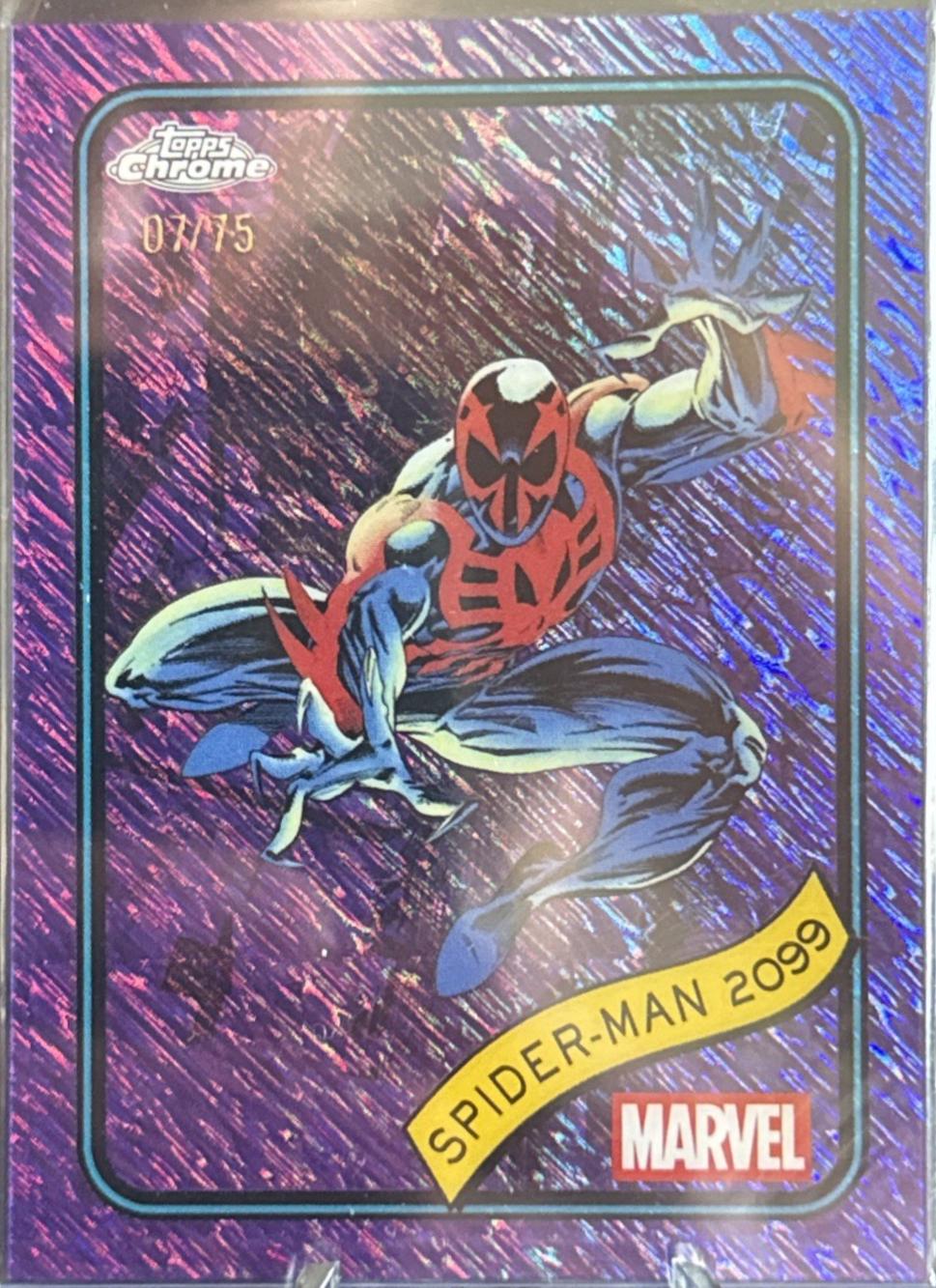 Spider-Man 2099 Purple Shimmer Refractor