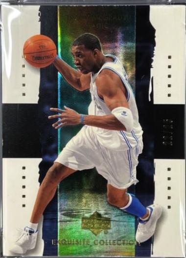 Tracy McGrady #28 Basketball Cards 2003 UD Exquisite Collection