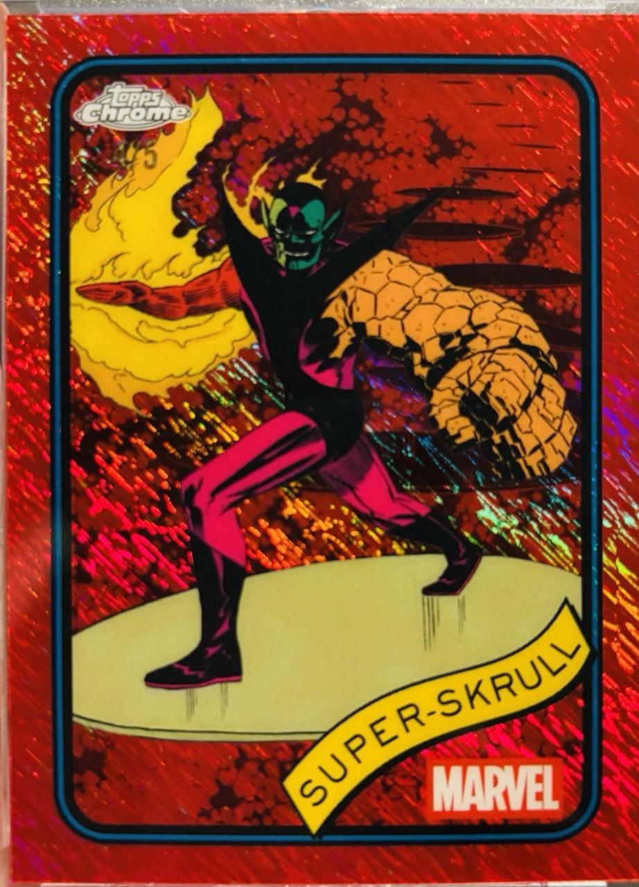 Super-Skrull Red Shimmer Refractor