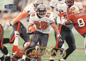 Warrick Dunn #100 Football Cards 1998 Fleer Tradition