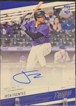 Josh Fuentes #PR-JF Baseball Cards 2021 Panini Chronicles Prestige Autographs