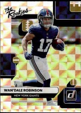 Wan'Dale Robinson #TR-20 Football Cards 2022 Panini Donruss The Rookies
