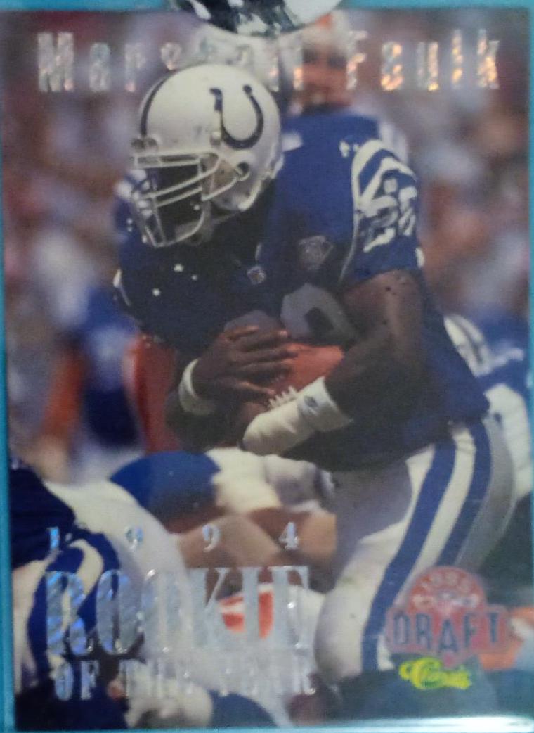 Marshall Faulk #MF1 Football Cards 1995 Classic NFL Rookies Roy Redemption