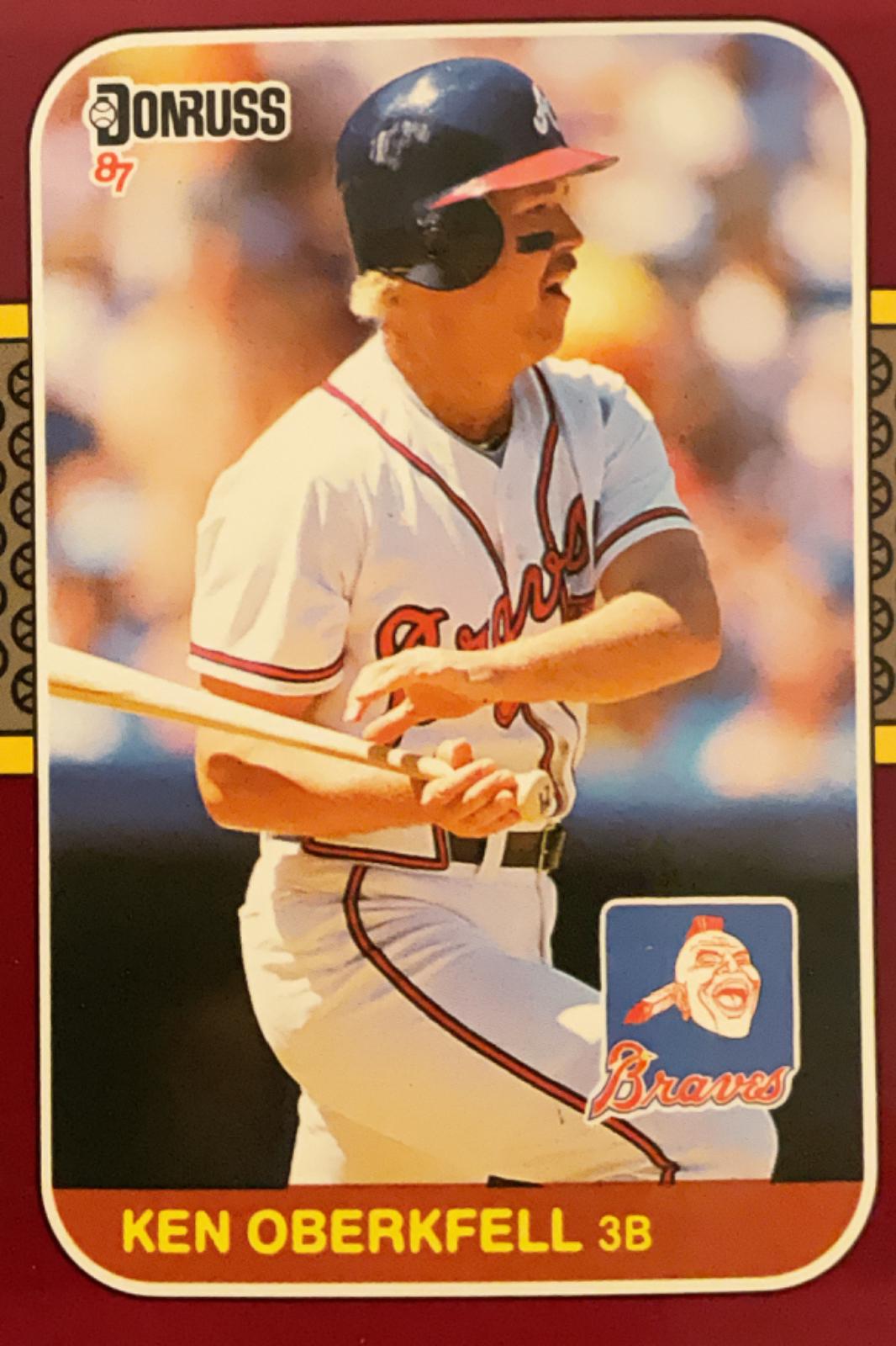 Ken Oberkfell Baseball Cards 1987 Donruss Opening Day