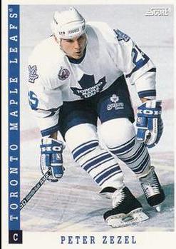 Peter Zezel #31 Hockey Cards 1993 Score