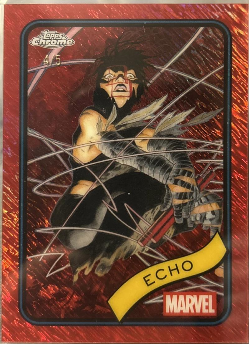 Echo Red Shimmer Refractor