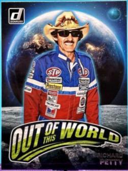 Richard Petty #OW-RP Racing Cards 2023 Panini Donruss NASCAR Out of this World