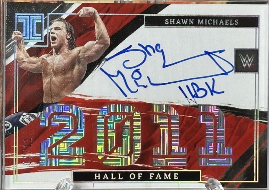 Shawn Michaels #HF-SMC Wrestling Cards 2022 Panini Impeccable WWE Hall of Fame Signatures