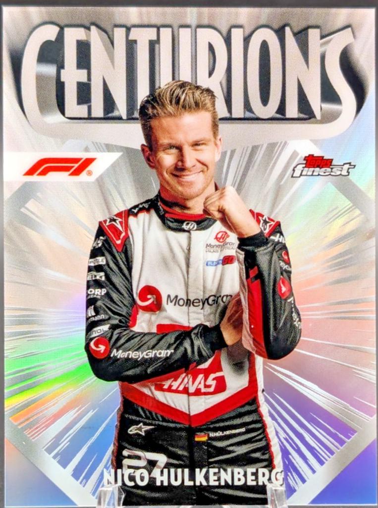 Nico Hulkenberg #CEN-15 Racing Cards 2024 Topps Finest Formula 1 Centurions