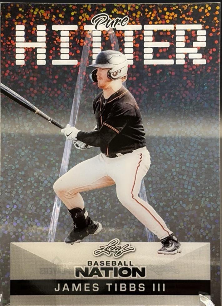 James Tibbs III #PB-13 2025 Leaf Baseball Nation Pure Hitter