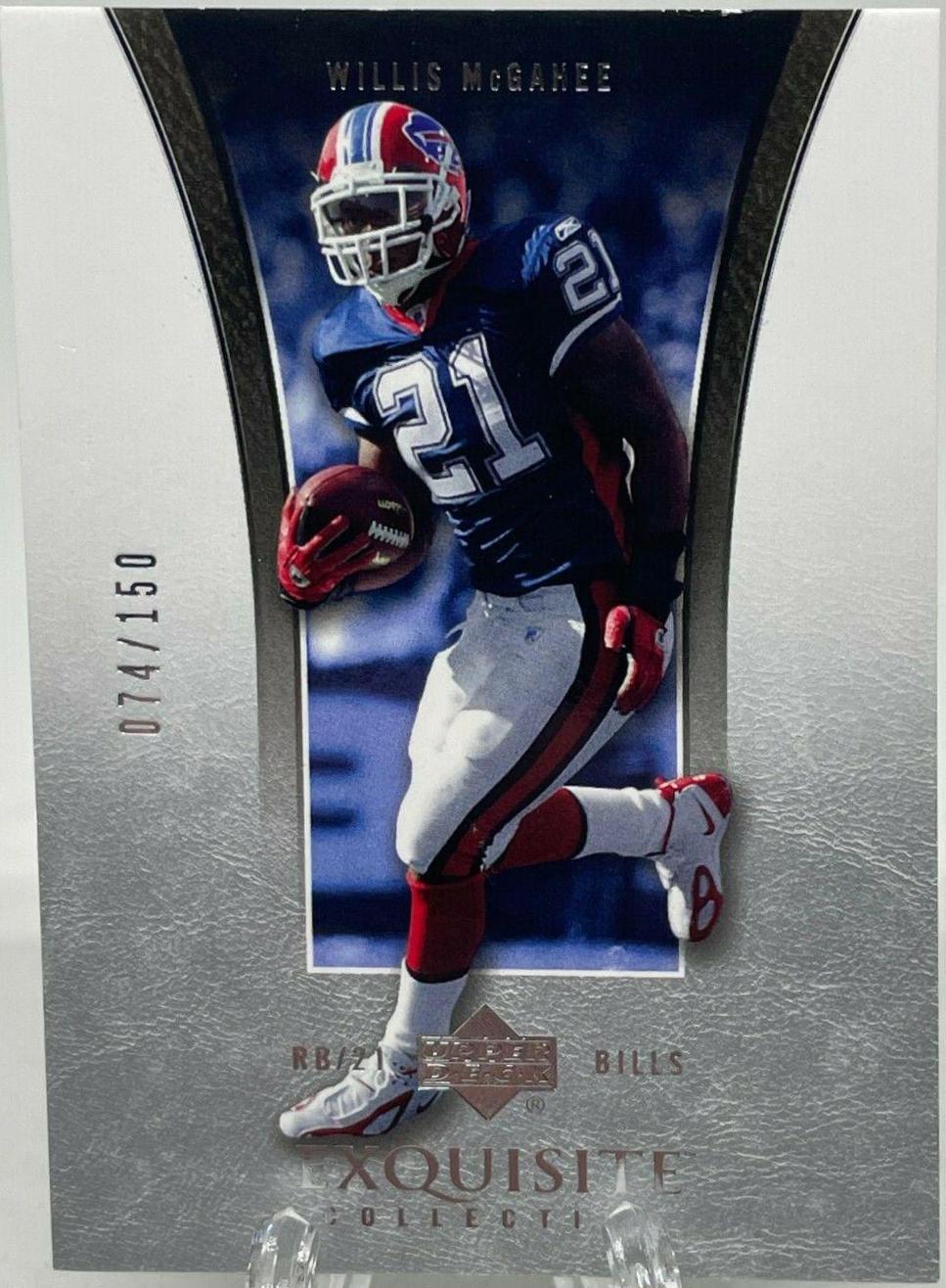 Willis McGahee #5 Football Cards 2005 Upper Deck Exquisite Collection