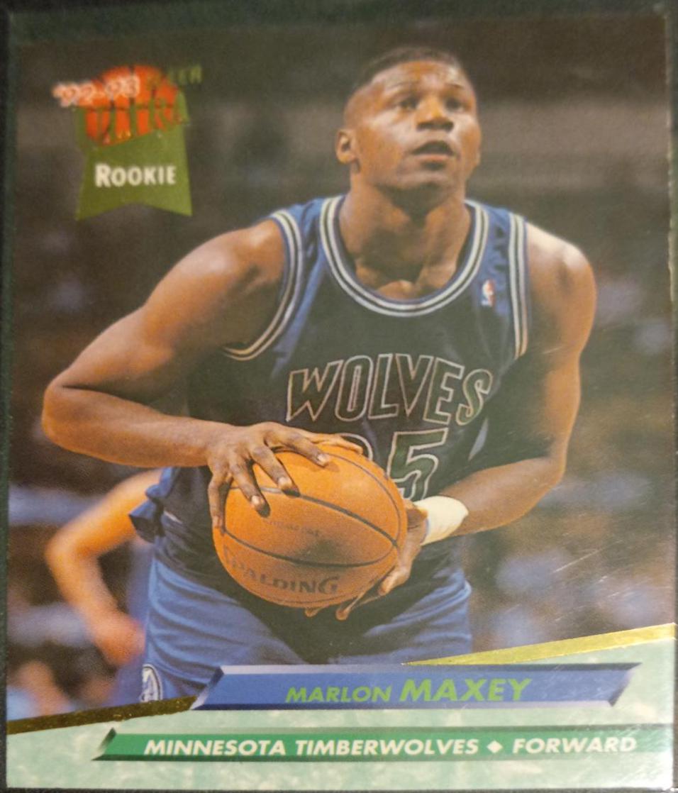 Marlon Maxey #305 Basketball Cards 1992 Ultra