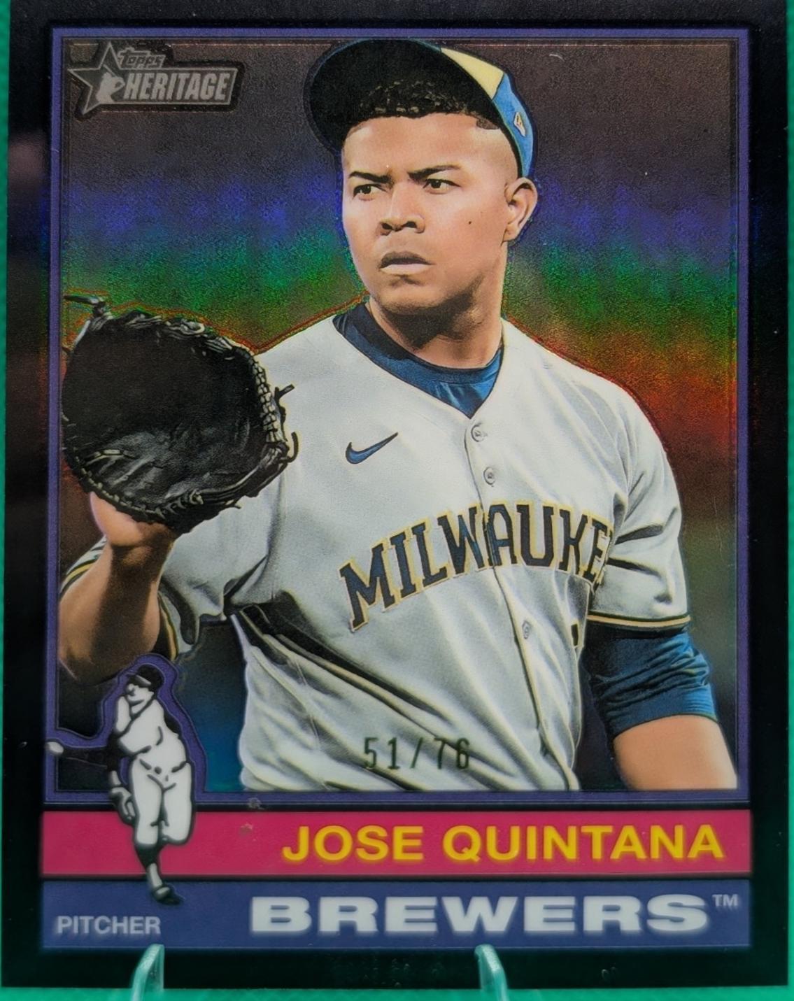 Jose Quintana [Black Refractor Chrome SP] #721