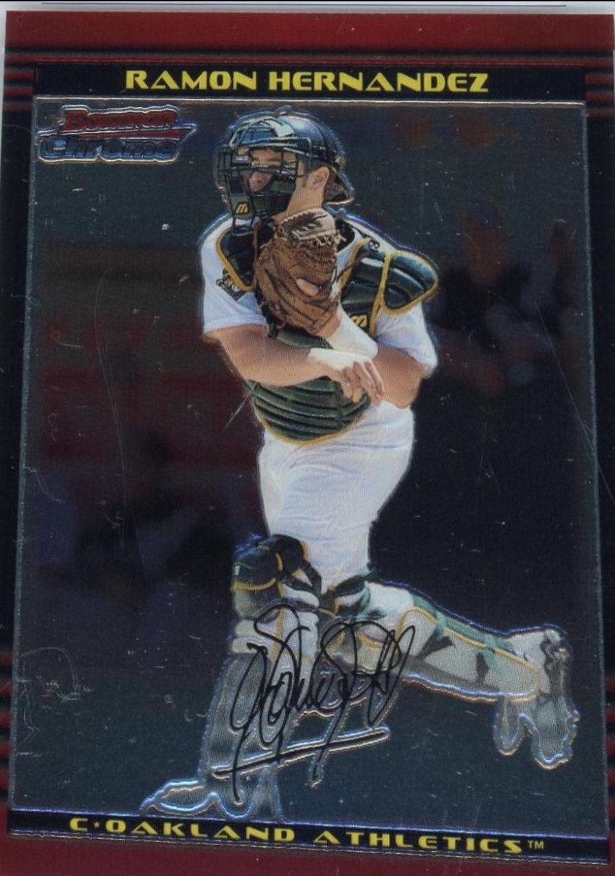 Ramon Hernandez #13 Baseball Cards 2002 Bowman Chrome