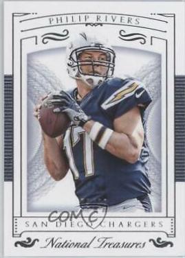 Philip Rivers #8 Football Cards 2015 Panini National Treasures