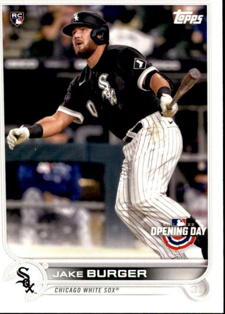 Jake Burger #141 Baseball Cards 2022 Topps Opening Day