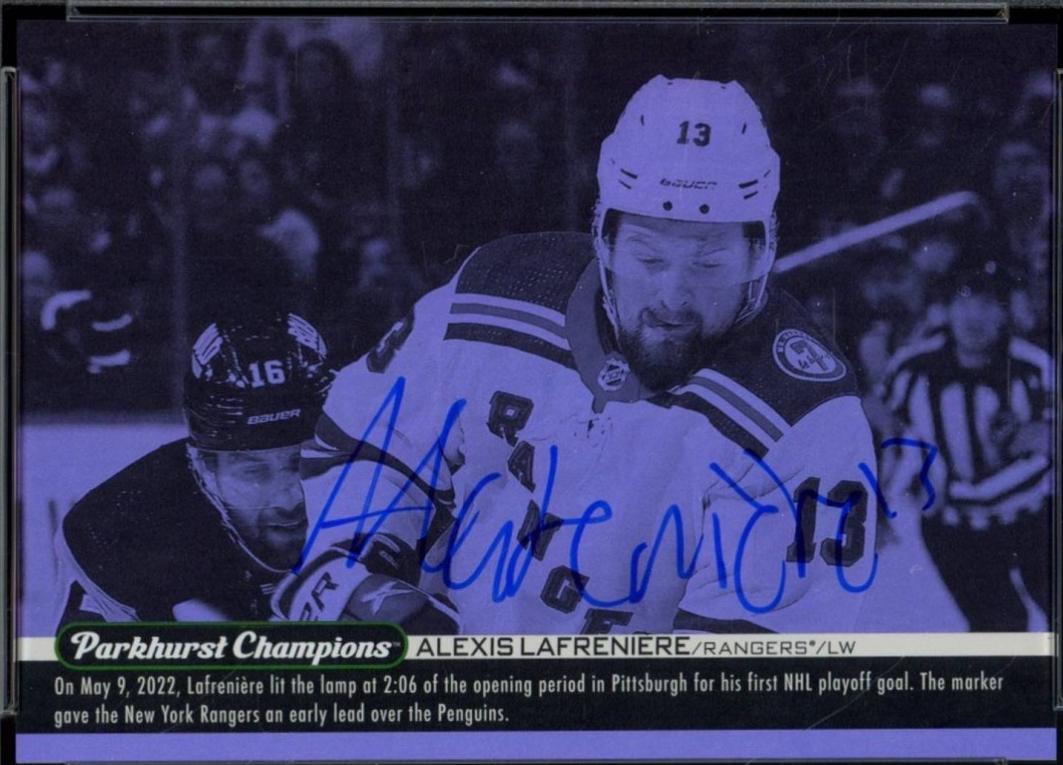 Alexis Lafreniere [Autograph] #WI-2