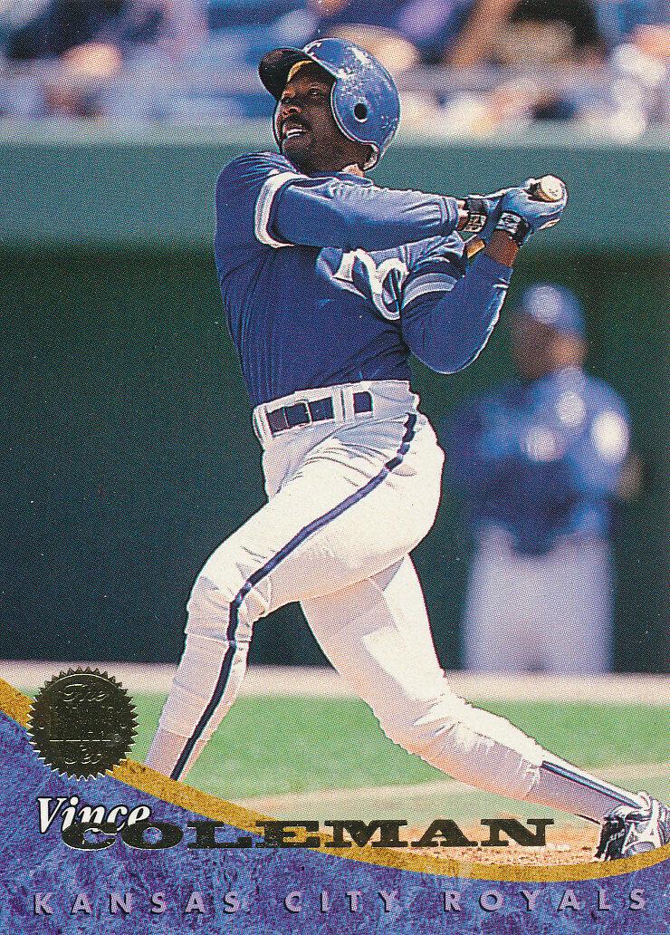 Vince Coleman #240 1994 Leaf Baseball