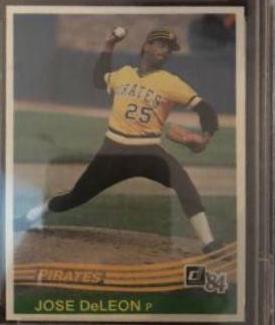 Jose DeLeon #628 Baseball Cards 1984 Donruss