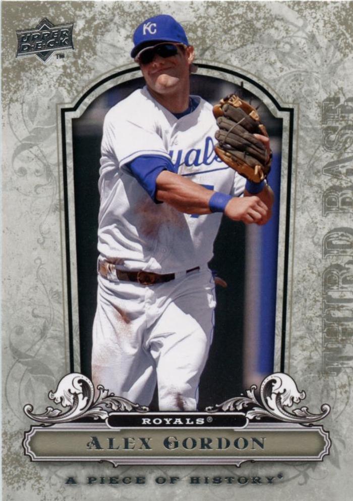 Alex Gordon #44 Baseball Cards 2008 Upper Deck A Piece of History