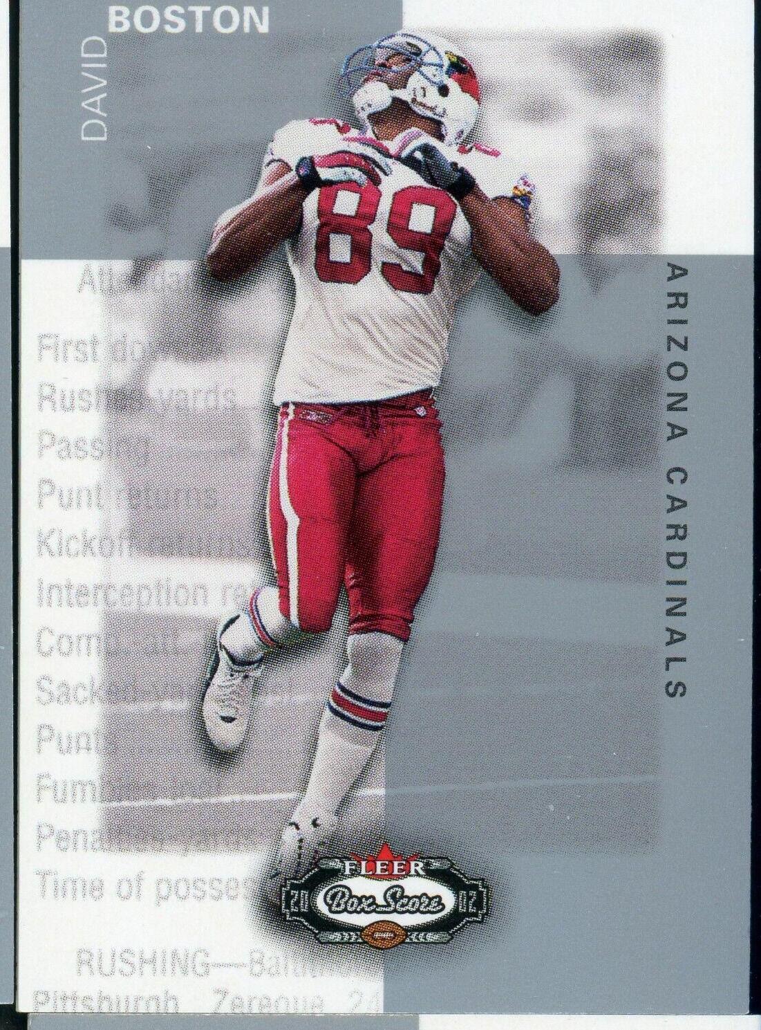 David Boston #16 2002 Fleer Box Score Football