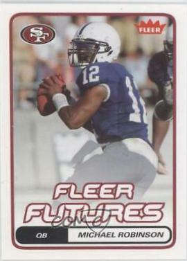 Michael Robinson #177 Football Cards 2006 Fleer