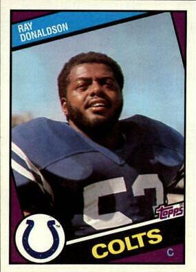 Ray Donaldson #13 Football Cards 1984 Topps
