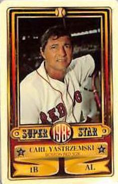 Carl Yastrzemski Baseball Cards 1983 Perma Graphics Super Star Credit Cards