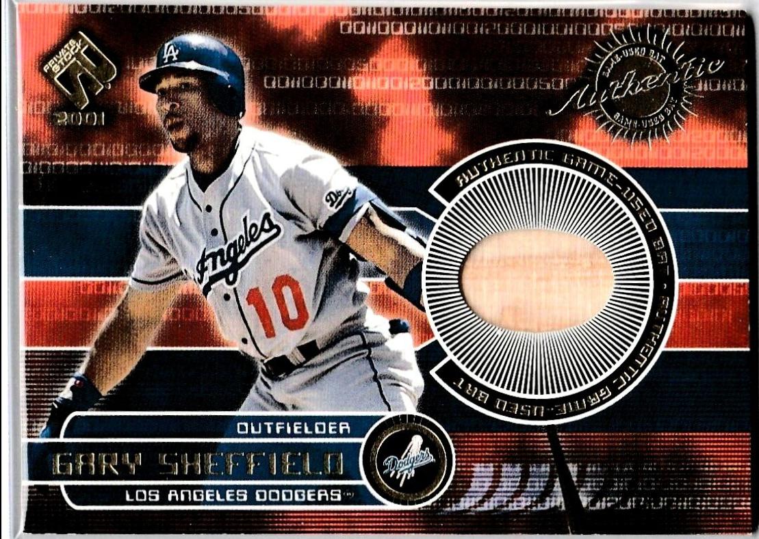 Gary Sheffield #101 Baseball Cards 2001 Pacific Private Game Used